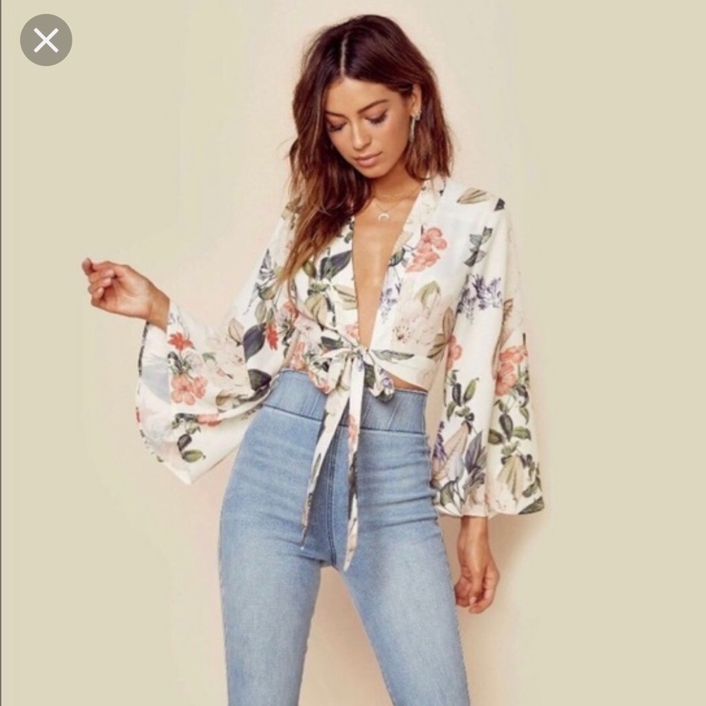 Show Me Your Mumu Jordyn Tie Top